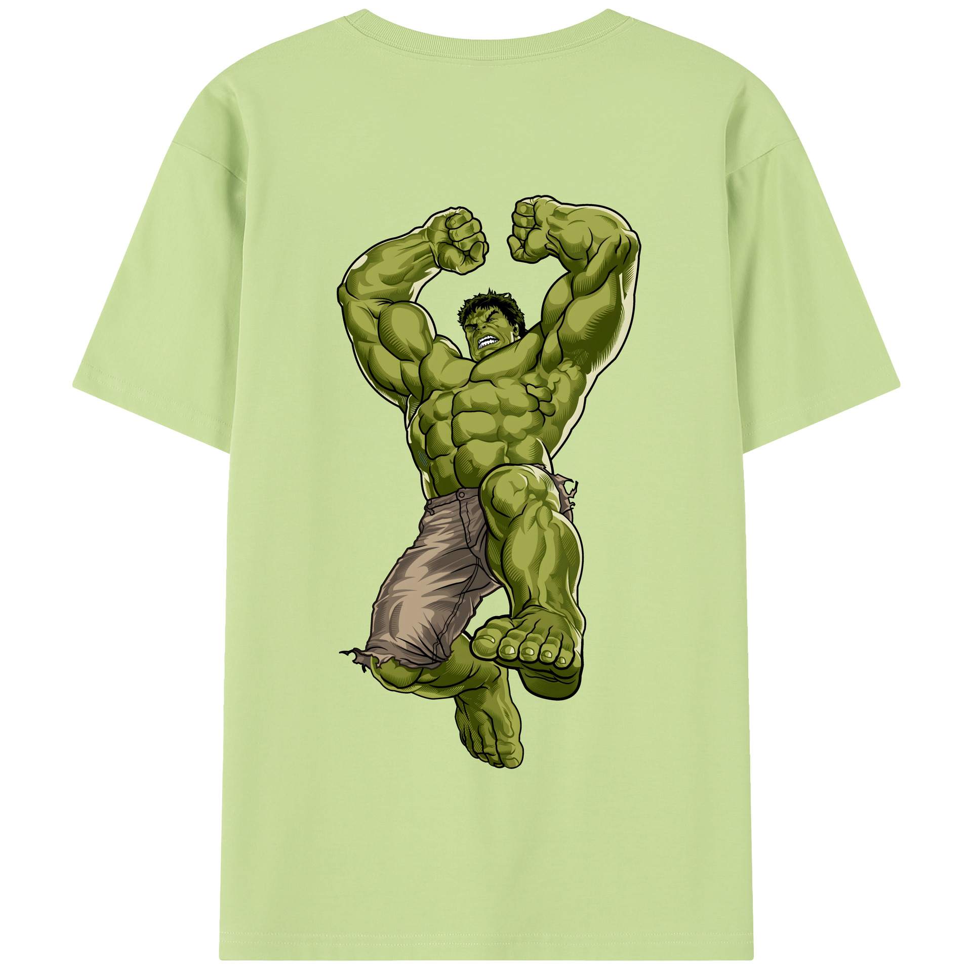 （画像用） アベンジャーズ The Avengers 綿100％半袖Tシャツ（背面プリント）